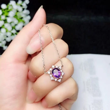 natural amethyst necklace natural purple crystal pendant necklace S925 silver Elegant geometry Water drop girl gift jewelery
natural amethyst necklace natural purple crystal pendant necklace S925 silver Elegant geometry Water drop girl gift jewelery