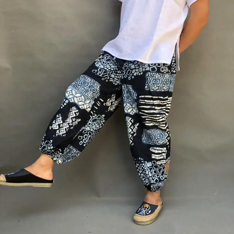 Hip Hop Baggy Cotton Linen Harem Pants Women Boho Loose Trousers Wide Leg Casual Pants
Hip Hop Baggy Cotton Linen Harem Pants Women Boho Loose Trousers Wide Leg Casual Pants