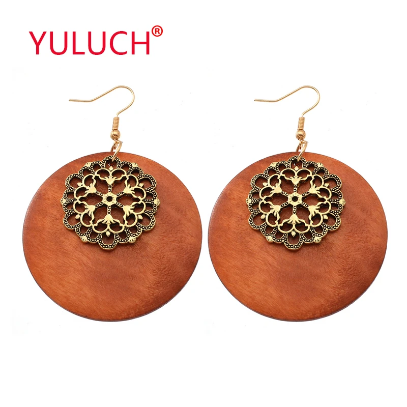 YULUCH Popular Alloy Bloom Flower Hanging Round Pendant Earrings for African Fashion Women's Jewelry Party Gifts
YULUCH Popular Alloy Bloom Flower Hanging Round Pendant Earrings for African Fashion Women's Jewelry Party Gifts