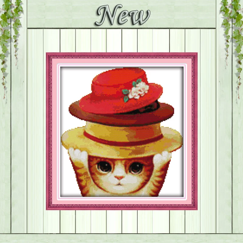 lovely cat colorful hat animal Painting Counted Printed on canvas DMC 14CT 11CT Cross Stitch DIY Needlework Kits Embroidery Sets
lovely cat colorful hat animal Painting Counted Printed on canvas DMC 14CT 11CT Cross Stitch DIY Needlework Kits Embroidery Sets