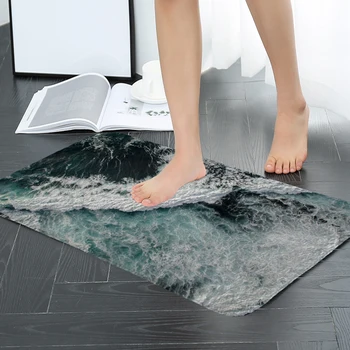 Carpet Doormat Funny Kitchen Entrance Door Mat Anti-slip Floor Rug Bathroom Area Hallway 50x80cm Sea Wave Design
Carpet Doormat Funny Kitchen Entrance Door Mat Anti-slip Floor Rug Bathroom Area Hallway 50x80cm Sea Wave Design
