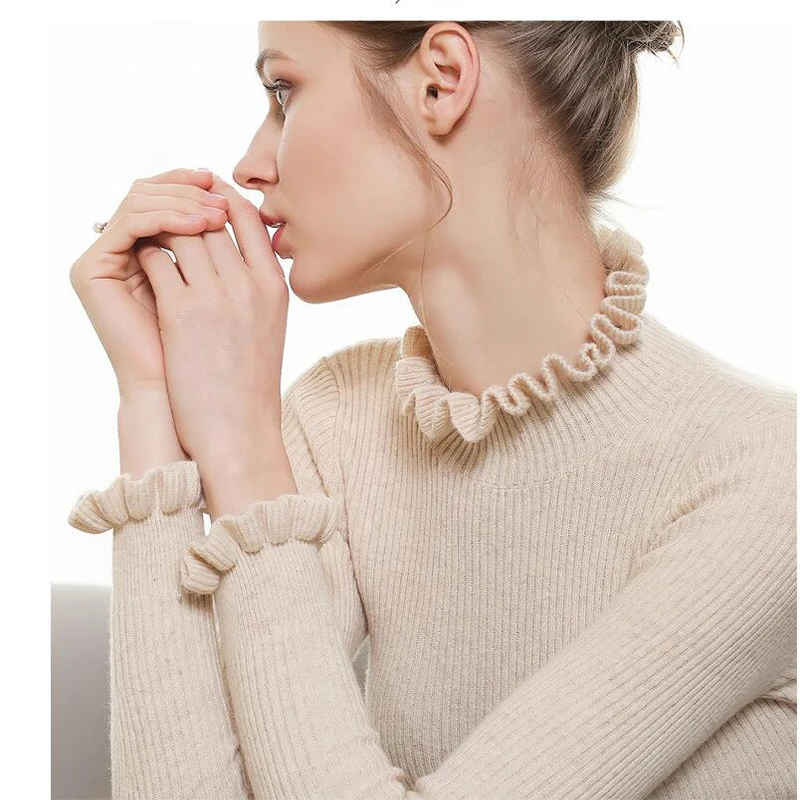 Shikoroleva Women Sweater Warm Half-high Turtle Neck Cashmere Pullover Slim Knitted Sweater Black Blue Beige XXL XL S Pull Homme
Shikoroleva Women Sweater Warm Half-high Turtle Neck Cashmere Pullover Slim Knitted Sweater Black Blue Beige XXL XL S Pull Homme