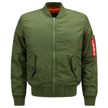 Lean Drop Shipping Autumn winter US size Men MA1 collar cotton Jacket air force MA1 Pilot Baseball Jacket Fashion Hip Hop
Lean Drop Shipping Autumn winter US size Men MA1 collar cotton Jacket air force MA1 Pilot Baseball Jacket Fashion Hip Hop