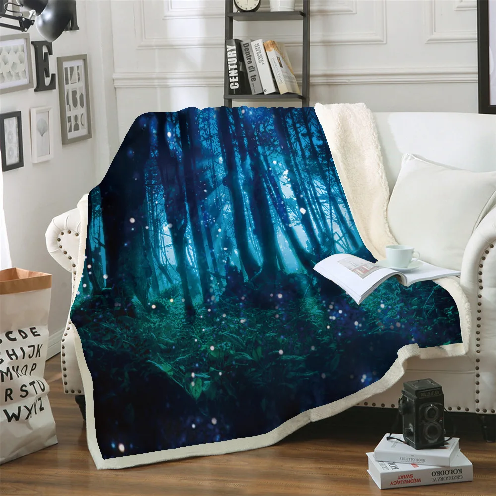 Sofa cushion Yoga mat Blanket Air Conditioner Is Thickened Double-layer Plush 3D Digital Printed Blanket Tree Series
Sofa cushion Yoga mat Blanket Air Conditioner Is Thickened Double-layer Plush 3D Digital Printed Blanket Tree Series