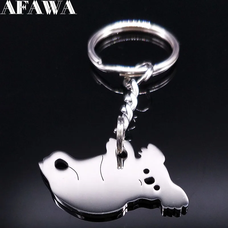 2019 New Fashion Koala Stainless Steel Keychain for Women Silver Color Keyring Jewelry Christmas Gift llavero hombre K77267
2019 New Fashion Koala Stainless Steel Keychain for Women Silver Color Keyring Jewelry Christmas Gift llavero hombre K77267