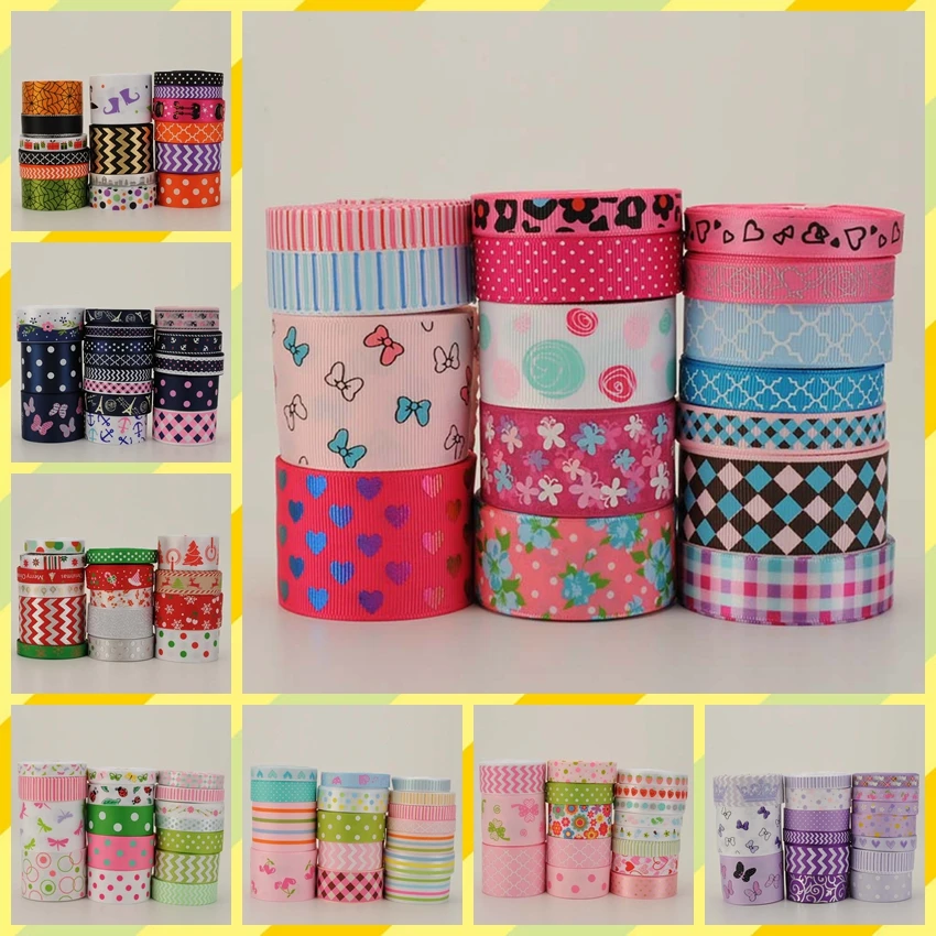 New fixed set 16 yards beautiful pattern printed grosgrain mixed satin ribbon tape,1y/style
New fixed set 16 yards beautiful pattern printed grosgrain mixed satin ribbon tape,1y/style