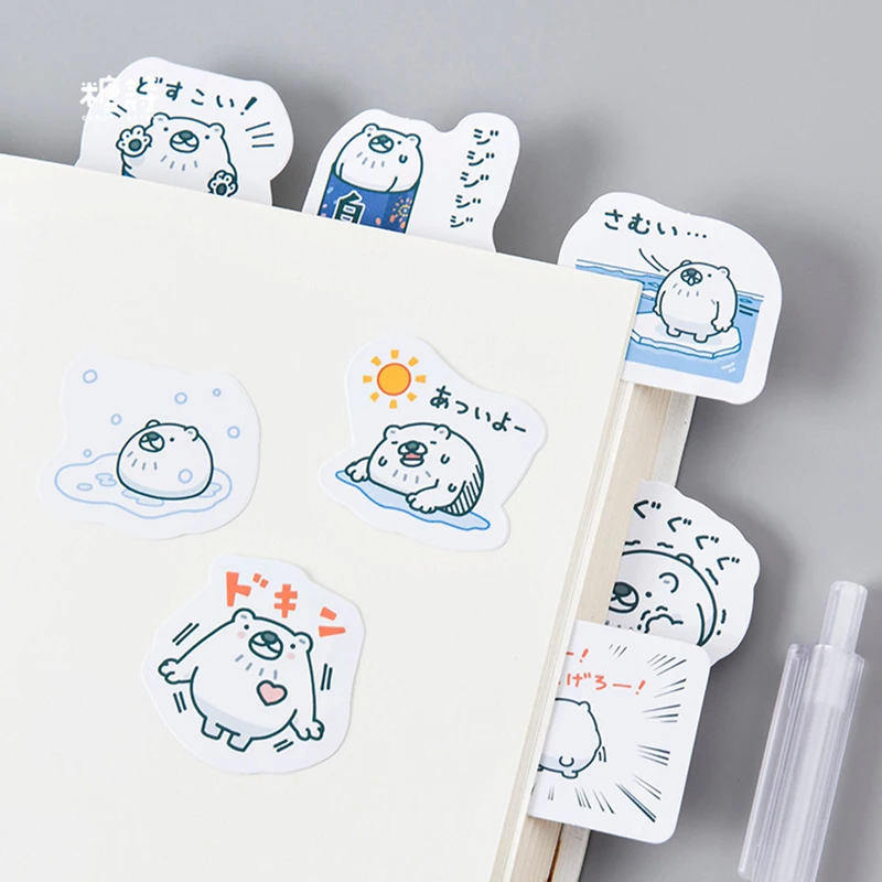 45Pcs/set Creative Cute White Bear Mini Paper Sticker Decoration Diy Ablum Diary Scrapbooking Label Sticker Kawaii Stationery
45Pcs/set Creative Cute White Bear Mini Paper Sticker Decoration Diy Ablum Diary Scrapbooking Label Sticker Kawaii Stationery