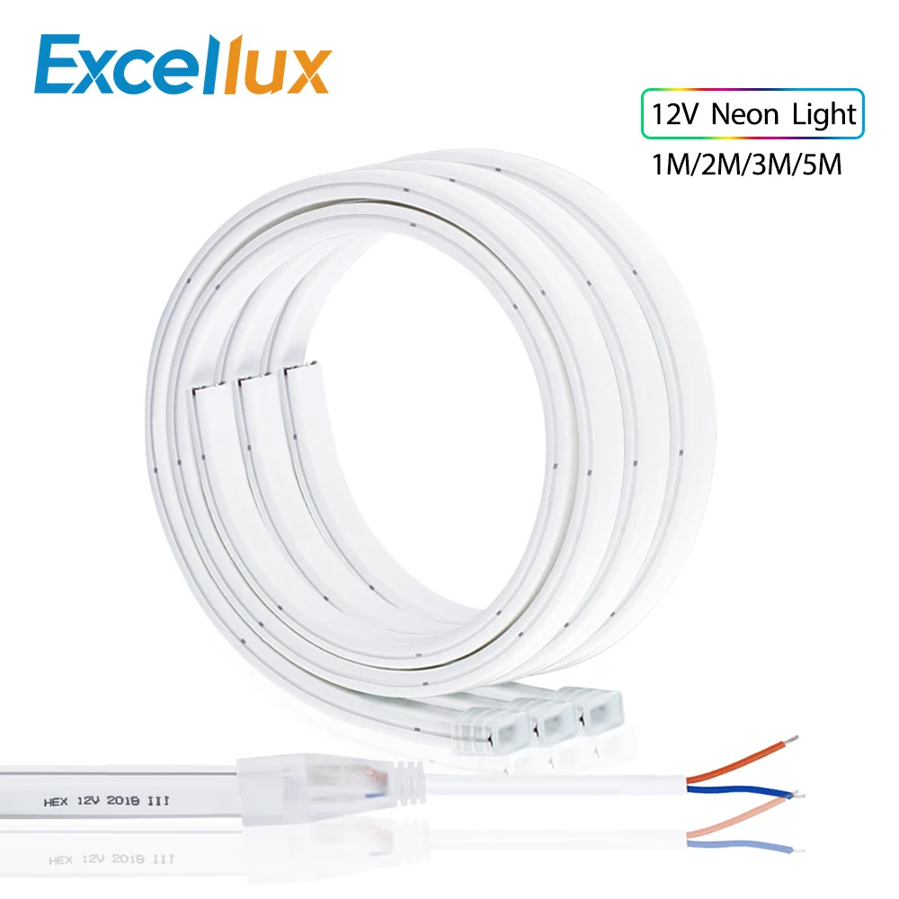 DC 12V Neon Led Strip Light Round Line Flexible Strip Indoor Outdoor Waterproof Soft Light Tube 1M 2M 3M 5M For Lighting Deco
DC 12V Neon Led Strip Light Round Line Flexible Strip Indoor Outdoor Waterproof Soft Light Tube 1M 2M 3M 5M For Lighting Deco