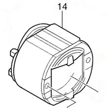 Полевой 594323 1 статор 220 240 В для Makita 4140|Аксессуары