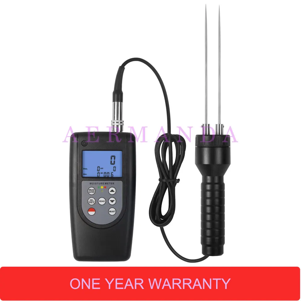 Soil Moisture Meter MC-7828SOIL 0-80% Digital Moisture Tester Analyzer Mean value Max value Min value
Soil Moisture Meter MC-7828SOIL 0-80% Digital Moisture Tester Analyzer Mean value Max value Min value