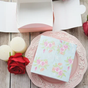 new 12*12*4.5cm 10 pcs pink flower in garden design Paper Box Cookie candy Boxes DIY gift Packaging Wedding birthday Use
new 12*12*4.5cm 10 pcs pink flower in garden design Paper Box Cookie candy Boxes DIY gift Packaging Wedding birthday Use