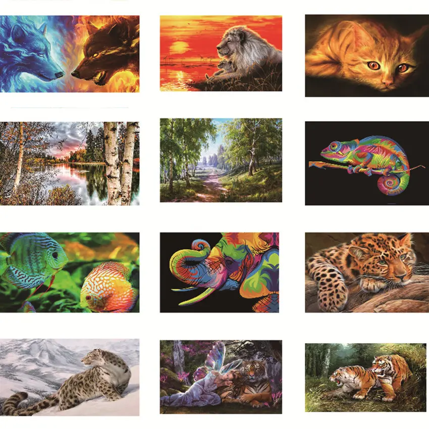 5D DIY Diamond Painting Full Square Scenery Rhinestones Pictures Diamond Embroidery Sale Landscape Diamond Ice fire wolf
5D DIY Diamond Painting Full Square Scenery Rhinestones Pictures Diamond Embroidery Sale Landscape Diamond Ice fire wolf