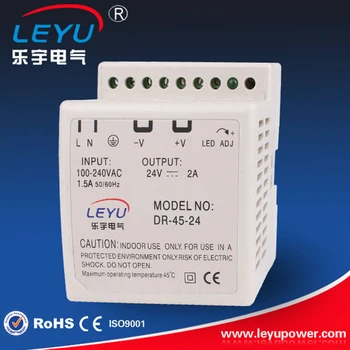Din rail DR-45-12 power supply power suply 12v 45w ac dc by single output 45w 12V 3.5A
Din rail DR-45-12 power supply power suply 12v 45w ac dc by single output 45w 12V 3.5A
