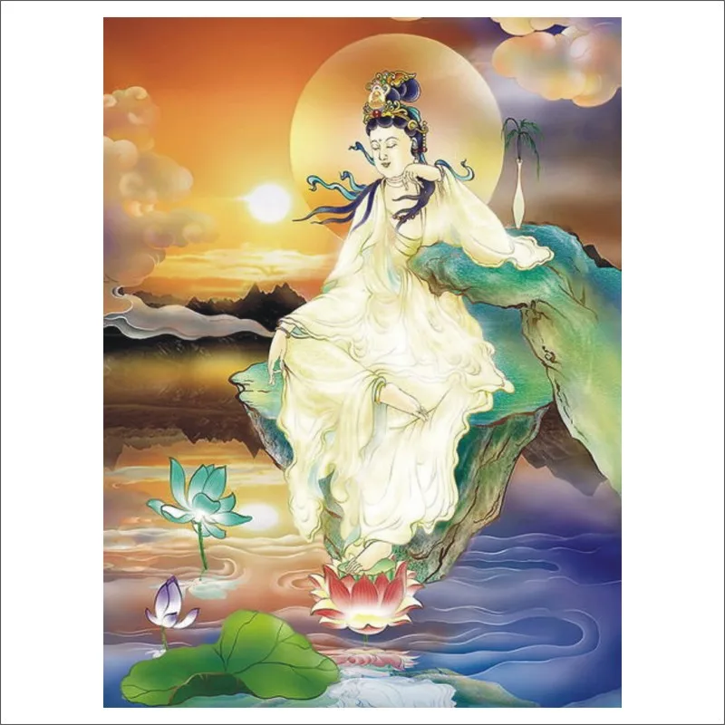 5D DIY diamond painting "Guanyin" full diamond cross stitch DIY home decoration mural gift T353
5D DIY diamond painting "Guanyin" full diamond cross stitch DIY home decoration mural gift T353