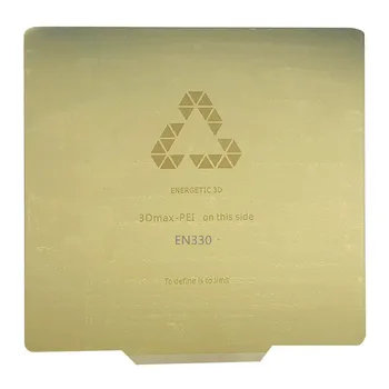 ENERGETIC New Flexible Build System,Spring Steel Sheet with Double-side PEI Build Surface 330x330mm/13" for Tronxy X5S Hot Bed
ENERGETIC New Flexible Build System,Spring Steel Sheet with Double-side PEI Build Surface 330x330mm/13" for Tronxy X5S Hot Bed