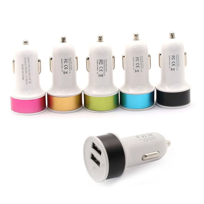 Dual USB Car Charger 5V 2.1A USB Car-charger For iPhone X 8 7 Plus Universal Mobile Phone USB Adapter For Samsung S8 for Xiaomi
Dual USB Car Charger 5V 2.1A USB Car-charger For iPhone X 8 7 Plus Universal Mobile Phone USB Adapter For Samsung S8 for Xiaomi