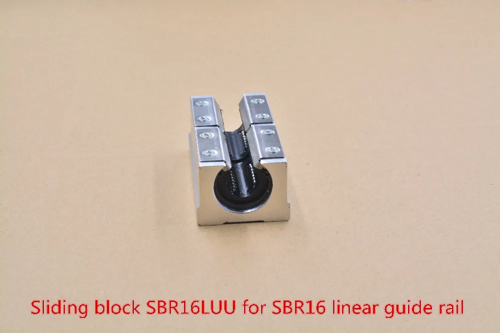 SBR16LUU aluminum block 16mm Linear motion ball bearing slide block match use SBR16 16mm linear guide rail 1pcs
SBR16LUU aluminum block 16mm Linear motion ball bearing slide block match use SBR16 16mm linear guide rail 1pcs