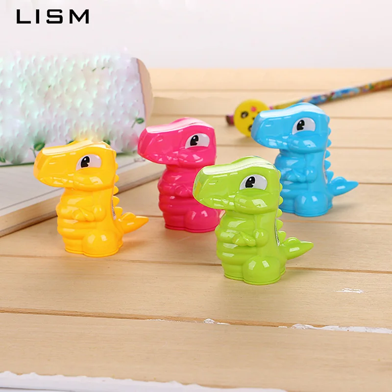 2PCS/lot New Creative Colorful Lovely Dinosaur Shape Animal Mini Pencil Sharpener Knife Students Children Kids Gift Random Color
2PCS/lot New Creative Colorful Lovely Dinosaur Shape Animal Mini Pencil Sharpener Knife Students Children Kids Gift Random Color