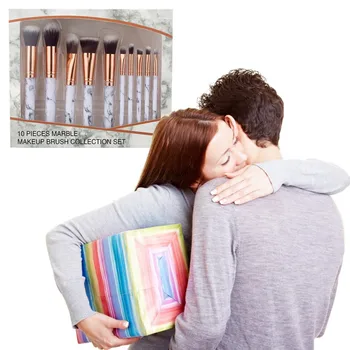 10 Pcs Marble Makeup Brushes Collection Set Powder ContourFoundation Cosmetic Tools Eyeshadow Brush
10 Pcs Marble Makeup Brushes Collection Set Powder ContourFoundation Cosmetic Tools Eyeshadow Brush