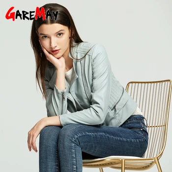 Garemay Womens Black Leather Jacket Red Faux Pu Long Sleeve Autumn Winter Plus Sizes Leather Jacket Women
Garemay Womens Black Leather Jacket Red Faux Pu Long Sleeve Autumn Winter Plus Sizes Leather Jacket Women