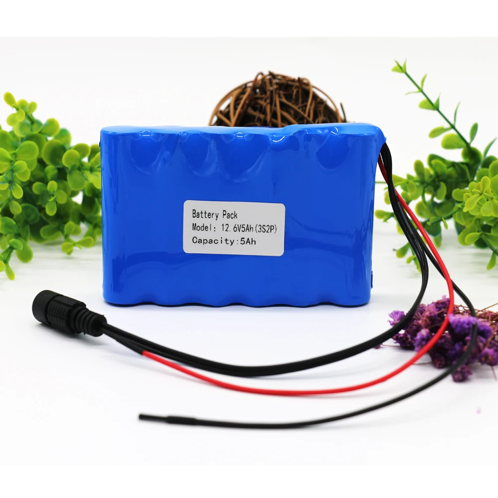 KLUOSI 12V Battery 3S2P 11.1V /12.6V 5000mAh 18650 Lithium-ion Battery Pack with 5A BMS for LED Lamp Light Backup Powe Etc
KLUOSI 12V Battery 3S2P 11.1V /12.6V 5000mAh 18650 Lithium-ion Battery Pack with 5A BMS for LED Lamp Light Backup Powe Etc