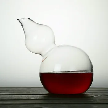 Classic Artificial Blowing Manual Cold Cut Lead-free Crystal Glass Calabash shape Transparent Wine Decanter 
Classic Artificial Blowing Manual Cold Cut Lead-free Crystal Glass Calabash shape Transparent Wine Decanter