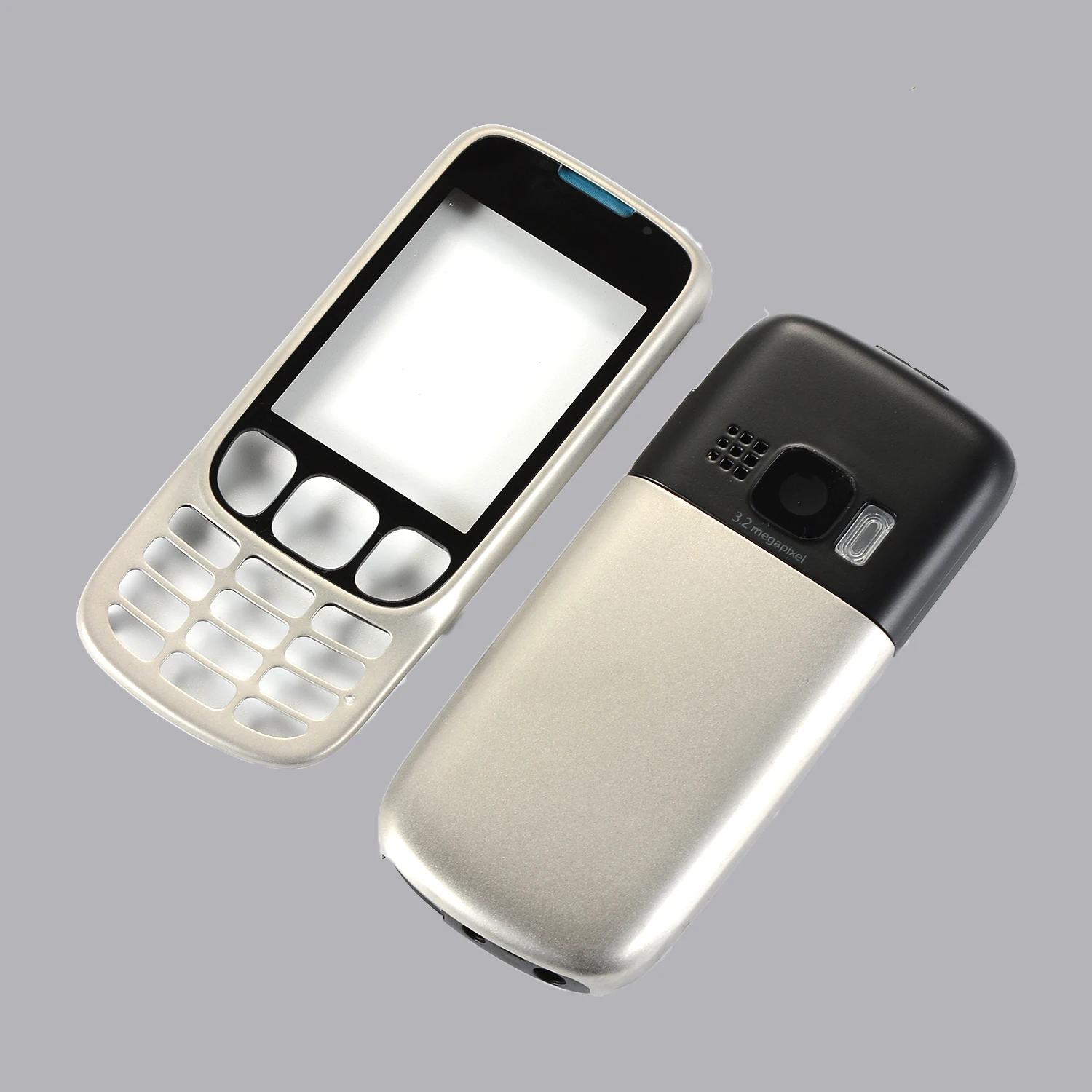 Для Nokia 6303 6303C металлический корпус передняя рамка средняя задняя крышка