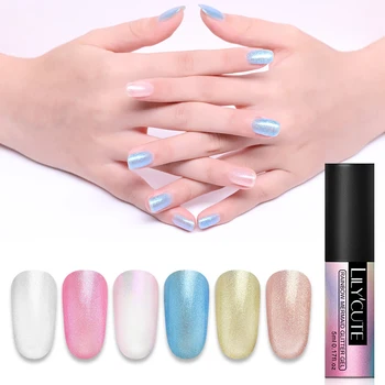 LILYCUTE Rainbow Glitter Nail Gel Polish Shimmer Soak Off UV LED Pearl Nail Art Gel Varnish Design 5ml 6 Colors
LILYCUTE Rainbow Glitter Nail Gel Polish Shimmer Soak Off UV LED Pearl Nail Art Gel Varnish Design 5ml 6 Colors