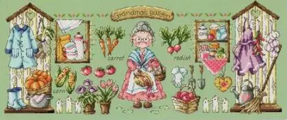 Gold Collection Lovely Counted Cross Stitch Kit Grandma's Garden Park Plant Vegetable SO
Gold Collection Lovely Counted Cross Stitch Kit Grandma's Garden Park Plant Vegetable SO