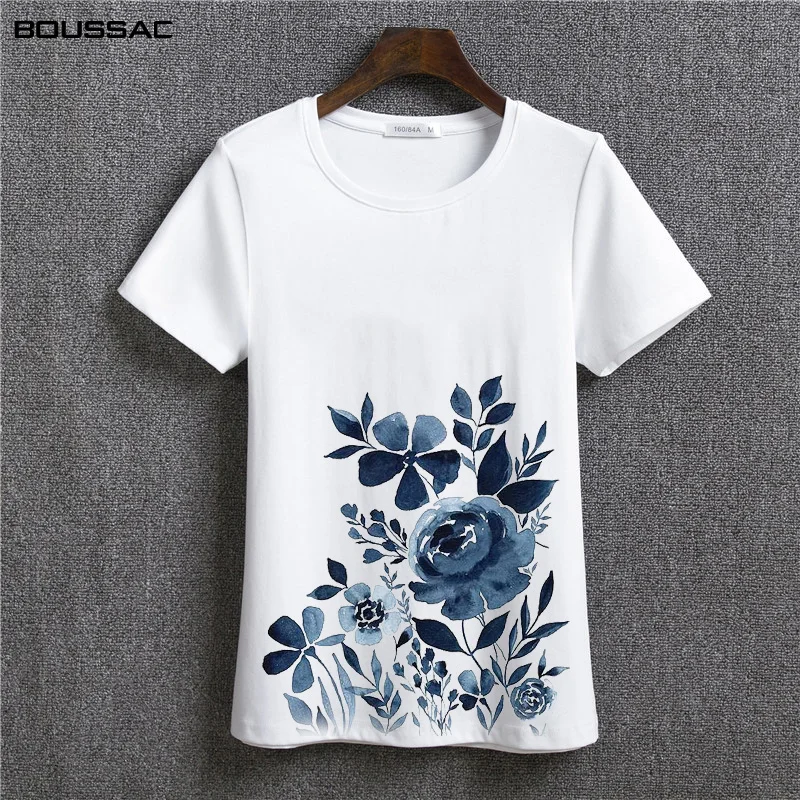 Wild Flower Graphic Tees Women Floral Print Summer New Fashion Women's Large Size Loose Harajuku Short Sleeve O-neck T-Shirt
Wild Flower Graphic Tees Women Floral Print Summer New Fashion Women's Large Size Loose Harajuku Short Sleeve O-neck T-Shirt