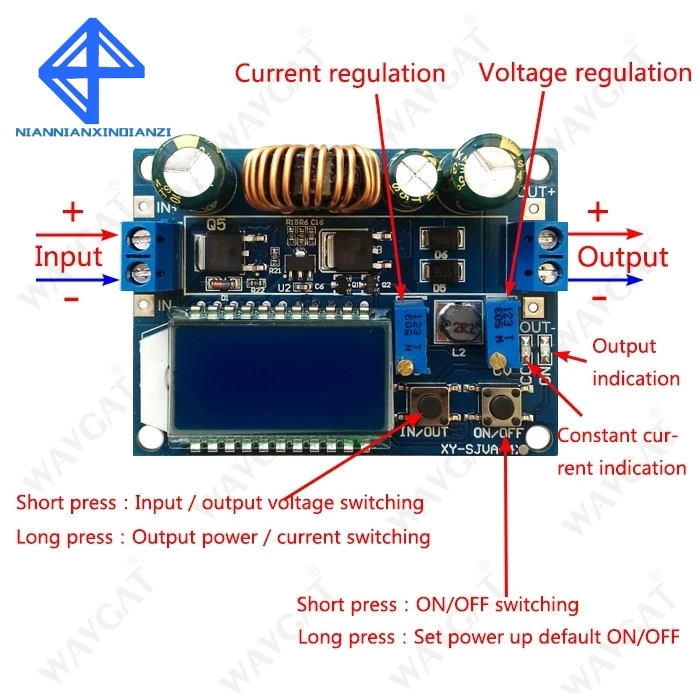Lifting pressure module constant pressure constant current liquid crystal LCD digital display voltmeter current meter
Lifting pressure module constant pressure constant current liquid crystal LCD digital display voltmeter current meter