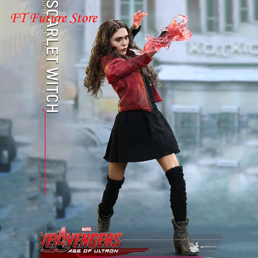 

Collectible Hot Toys 1:6 The Avenger Full Set MMS301 Scarlet Witch Age of Ultron Action Figure Model for Fans Gifts