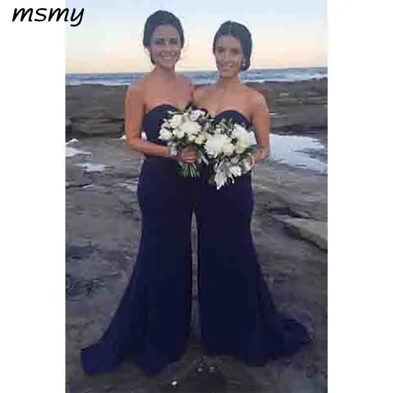 Sexy Mermaid Sweetheart Sweep Train Sleeveless Royal Blue Bridesmaid Dressese Party Prom Dresses Custom Made Custom Made
Sexy Mermaid Sweetheart Sweep Train Sleeveless Royal Blue Bridesmaid Dressese Party Prom Dresses Custom Made Custom Made