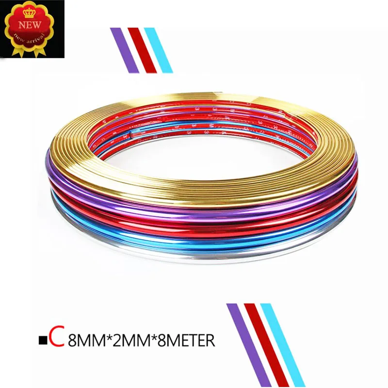 8M Auto Car Sticker Car Decorative Strip Motorcycle Wheel Hub Tire Grid Sticker Body/Rim Car Door Protector Strip Covers Styling
8M Auto Car Sticker Car Decorative Strip Motorcycle Wheel Hub Tire Grid Sticker Body/Rim Car Door Protector Strip Covers Styling