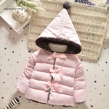 Winter Jacket Child Girls Thicken Down Coat Parkas Bow Solid Hooded Cotton Girls Kids Warm Down Jackets Kids Outerwear Clothes
Winter Jacket Child Girls Thicken Down Coat Parkas Bow Solid Hooded Cotton Girls Kids Warm Down Jackets Kids Outerwear Clothes