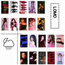 20 teile/paket Heißer Verkauf Lomo Karte HD Photocard Fans Geschenk Selbst Made Papier Rot Samt BADBOY Album K-POP Poster Foto karte Schreibwaren(China)