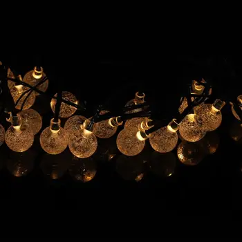 Ball String Lights 30LED Solar Garden String Fairy Light Christmas Tree Lights Wedding Party Decoration lichterkette guirlande
Ball String Lights 30LED Solar Garden String Fairy Light Christmas Tree Lights Wedding Party Decoration lichterkette guirlande