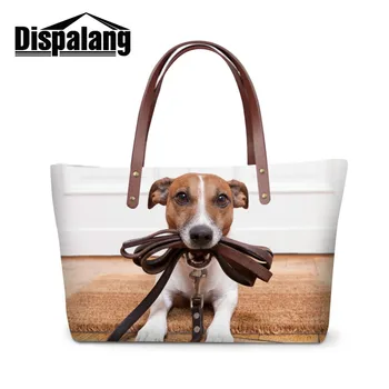 Dispalang Women Handbags Animal Dog Printing Totes Bag For Teenage Girls Ladies Stylish Handbag For Party Girls Lovely Beach Bag
Dispalang Women Handbags Animal Dog Printing Totes Bag For Teenage Girls Ladies Stylish Handbag For Party Girls Lovely Beach Bag