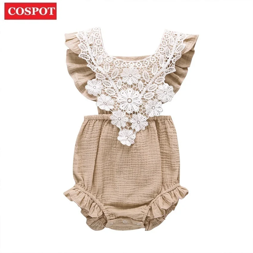 COSPOT 2019 New Newborn Baby Girl Clothes Cotton Summer Ruffle Sleeve One-Piece Overalls Bodysuit Jumpsuit for Girls Bebes 30
COSPOT 2019 New Newborn Baby Girl Clothes Cotton Summer Ruffle Sleeve One-Piece Overalls Bodysuit Jumpsuit for Girls Bebes 30