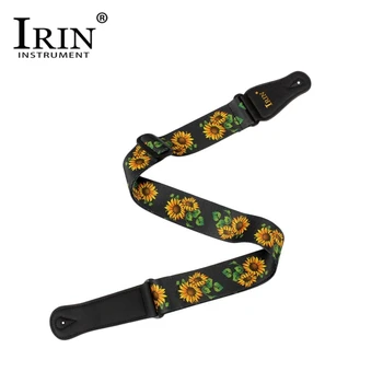 IRIN Sunflower Pattern Adjustable Guitar Strap Polyester Belt PU Leather Ends for Acoustic Folk Classic Electric Guitar
IRIN Sunflower Pattern Adjustable Guitar Strap Polyester Belt PU Leather Ends for Acoustic Folk Classic Electric Guitar