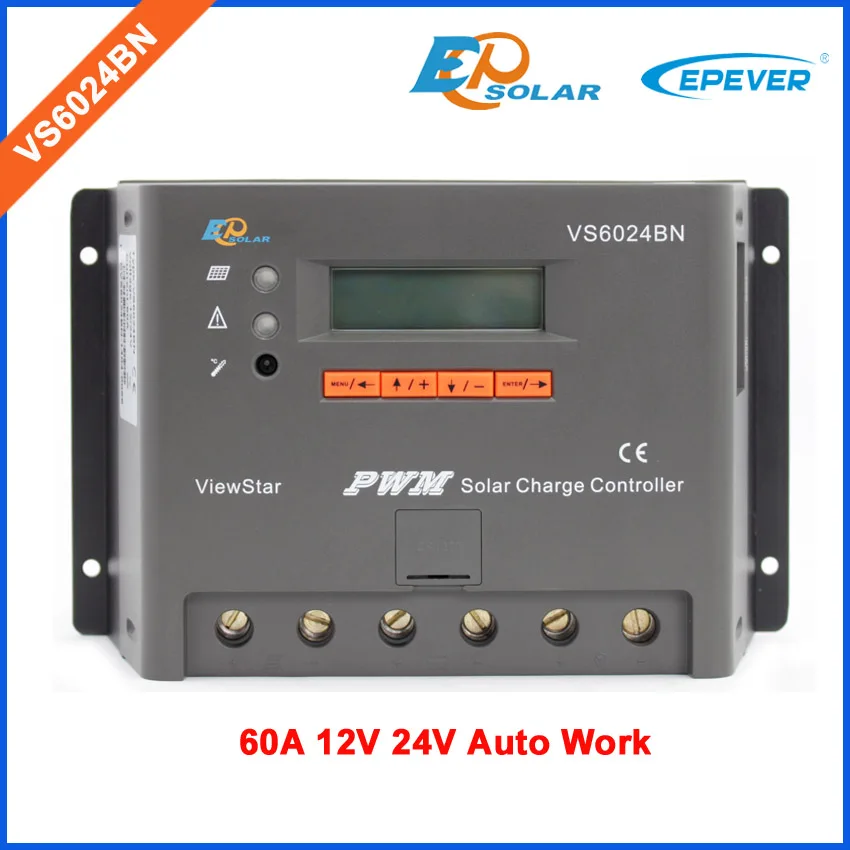 EPEVER VS6024BN Solar battery portable regulator 60A with USB cable connect PC MT50 remote meter and BLE adapter 24V/12V
EPEVER VS6024BN Solar battery portable regulator 60A with USB cable connect PC MT50 remote meter and BLE adapter 24V/12V