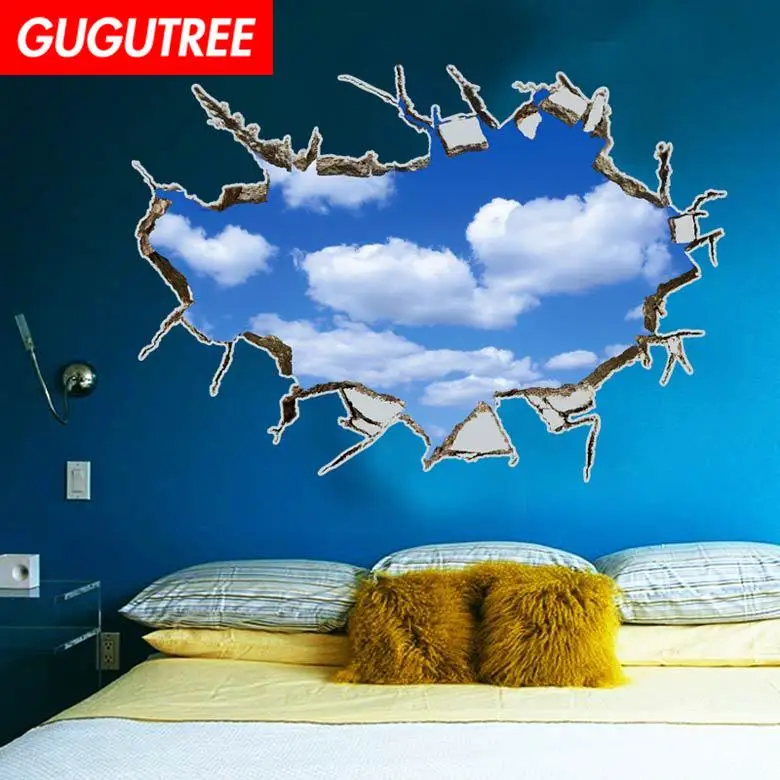 Decorate Home 3D blue sky cloud art wall sticker decoration Decals mural painting Removable Decor Wallpaper LF-337
Decorate Home 3D blue sky cloud art wall sticker decoration Decals mural painting Removable Decor Wallpaper LF-337