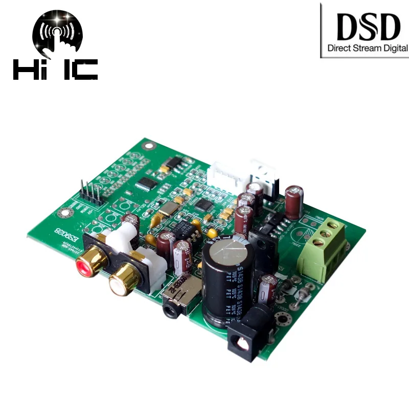 Olive High Quality ES9028Q2M ES9028 I2S DSD Decoder Board DAC Supports IIS 32bit 384K DSD64 128 256 512
Olive High Quality ES9028Q2M ES9028 I2S DSD Decoder Board DAC Supports IIS 32bit 384K DSD64 128 256 512