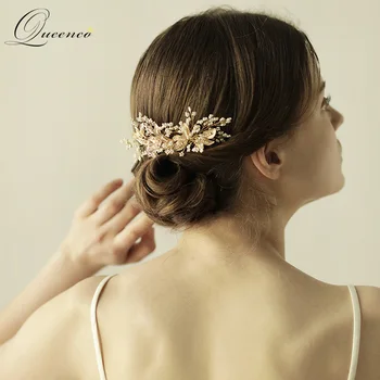New Bridal Wedding Tone Hair Combs Tiara Hair Accessories Pearl Beads Bridal Headpiece Flower Jewelry for Women Prom Gifts
New Bridal Wedding Tone Hair Combs Tiara Hair Accessories Pearl Beads Bridal Headpiece Flower Jewelry for Women Prom Gifts