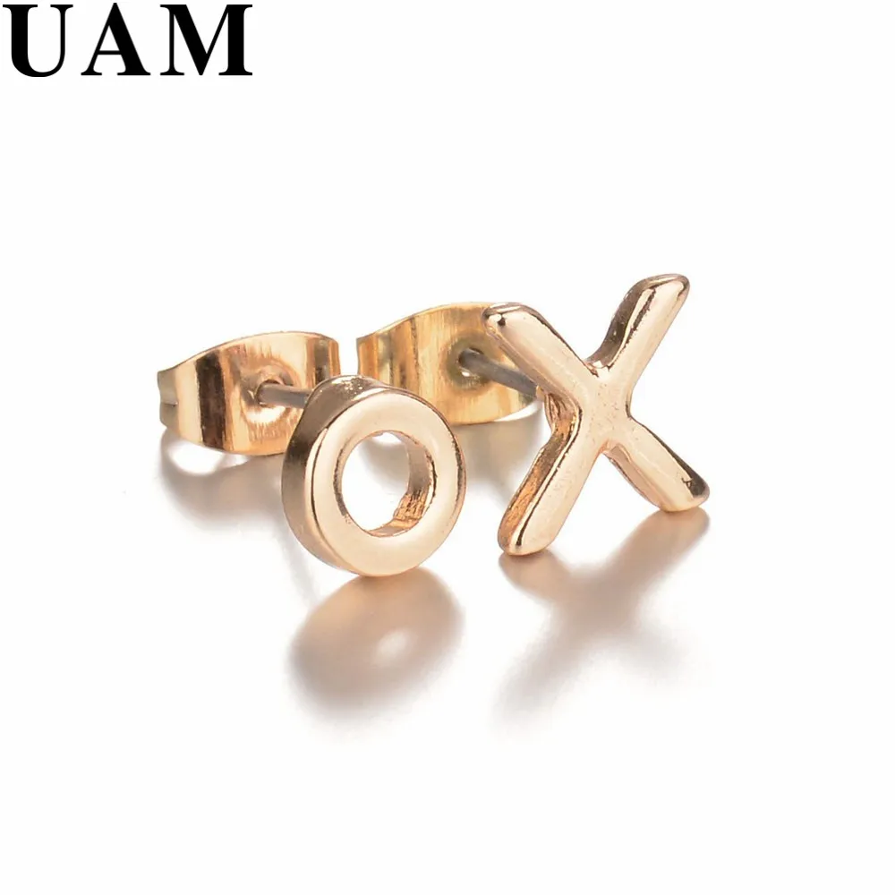 UAM Minimalist Gold/Silver Celebrity Style XO Letter Stud Earrings New Fashion Women Female Party Gift Earring Jewelry
UAM Minimalist Gold/Silver Celebrity Style XO Letter Stud Earrings New Fashion Women Female Party Gift Earring Jewelry