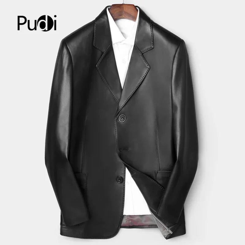 Pudi MT907 2019 new fashion men's genuine leather jacket real sheepskin leather winter coat autumn and winter warm outwear
Pudi MT907 2019 new fashion men's genuine leather jacket real sheepskin leather winter coat autumn and winter warm outwear