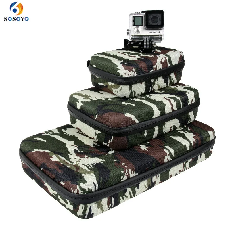 Portable Storage Bag Case Protective EVA Box For GoPro Hero 6 5 4 3+ Xiaomi Yi Sjcam Action Camera Accessories Camouflage Bag
Portable Storage Bag Case Protective EVA Box For GoPro Hero 6 5 4 3+ Xiaomi Yi Sjcam Action Camera Accessories Camouflage Bag