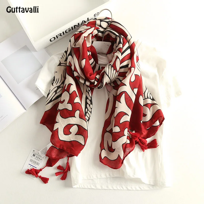 Guttavalli Women Lion Red Cotton Tassels Long Shawl Vintage Stripes Blue Chevron Scarf Soft Bohemia Geometric Animals Scarves
Guttavalli Women Lion Red Cotton Tassels Long Shawl Vintage Stripes Blue Chevron Scarf Soft Bohemia Geometric Animals Scarves