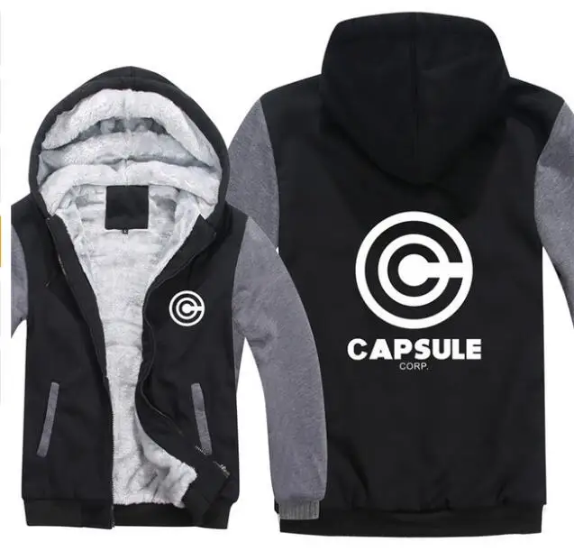 Men's solid color CAPSULE anime hooded jacket motorcycle autumn and winter warm zipper thickening jacket new sports hoodie
Men's solid color CAPSULE anime hooded jacket motorcycle autumn and winter warm zipper thickening jacket new sports hoodie