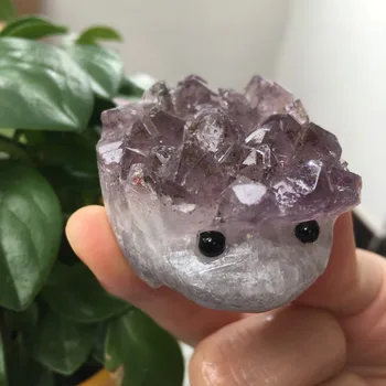 new arrivals natural violet crystal cluster gemstone hedgehog reiki healing gemstone handmade carved crystal animal wholesale
new arrivals natural violet crystal cluster gemstone hedgehog reiki healing gemstone handmade carved crystal animal wholesale